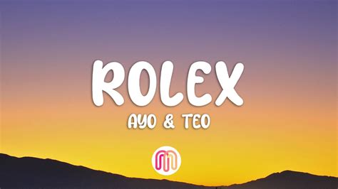 rolex ayo teo 320 kbps|teo rolex lyrics.